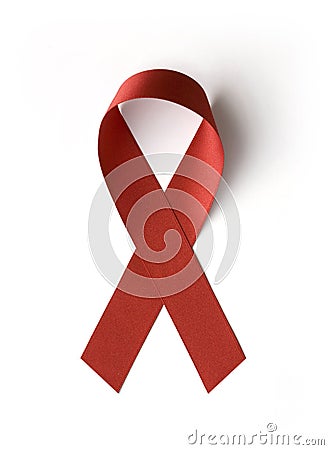 Aids ribbon Stock Photo