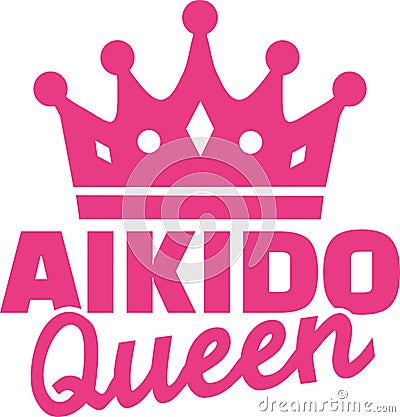 Aikido queen Vector Illustration