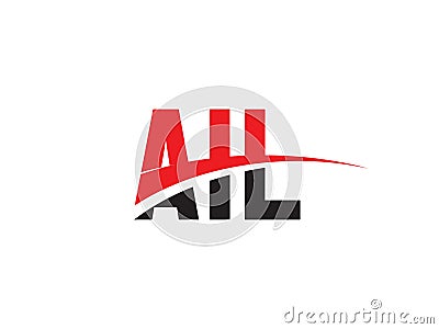 AIL Letter Initial Logo Design Vector Illustration Vector Illustration