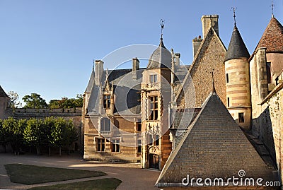 Ainay-le-Vieil Stock Photo