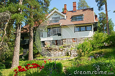 Ainola museum in Finland Editorial Stock Photo