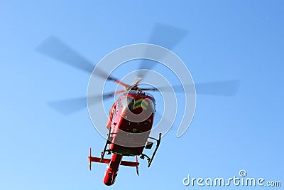 Air Ambulance Helicopter Stock Photo