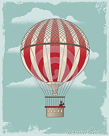 Air balloon Vector Illustration