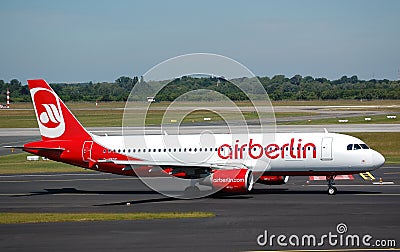 Air Berlin Airbus 320 Editorial Stock Photo