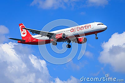 Air Berlin Airbus A321 Editorial Stock Photo