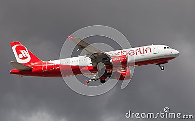 Air Berlin Airbus A320 Editorial Stock Photo