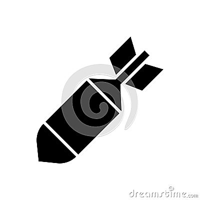 Air bomb icon vector Vector Illustration