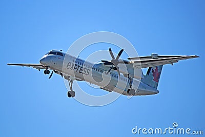 Air Canada Express Bombardier Dash 8 Q400 C-GUJZ Editorial Stock Photo