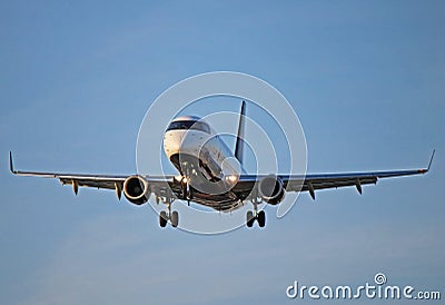 Air Canada Express Embraer ERJ-175 Front View Editorial Stock Photo