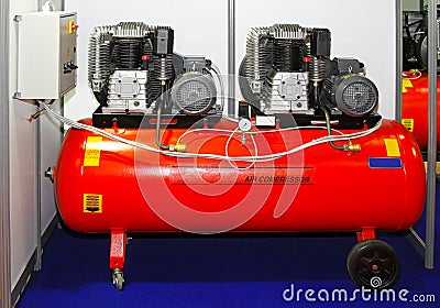 Air compressor Stock Photo