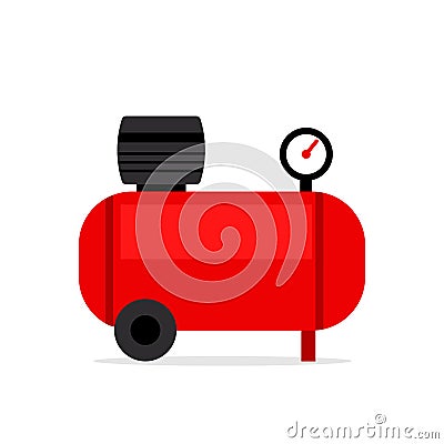 Air compressor icon Vector Illustration