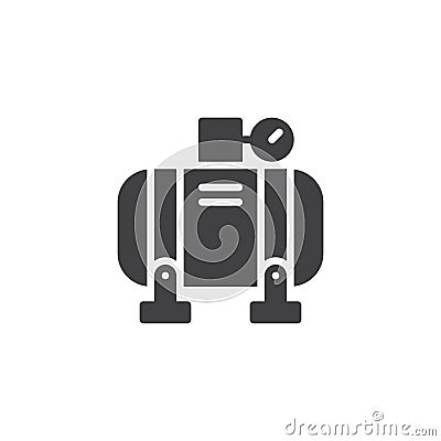 Air compressor icon vector Vector Illustration