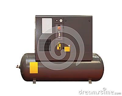 Air Compressor Stock Photo