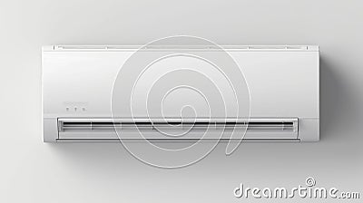 Air conditioner embed on wall of living room Stock Photo