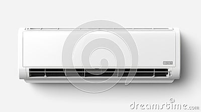 Air conditioner embed on wall of living room Stock Photo