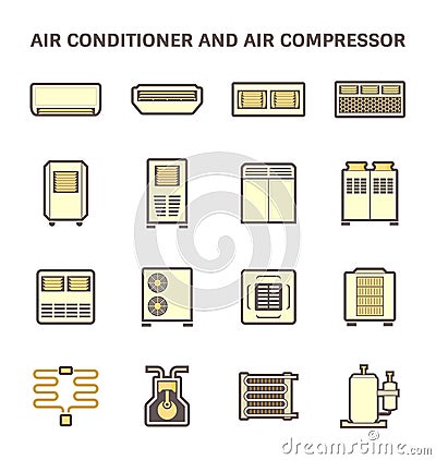 Air conditioner icon Vector Illustration