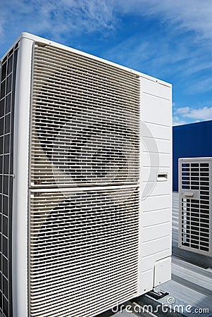 Air conditioner units Stock Photo