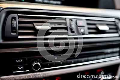 air conditioning and car ventilation system Stock Photo