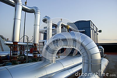 Air conditioning plant Stock Photo