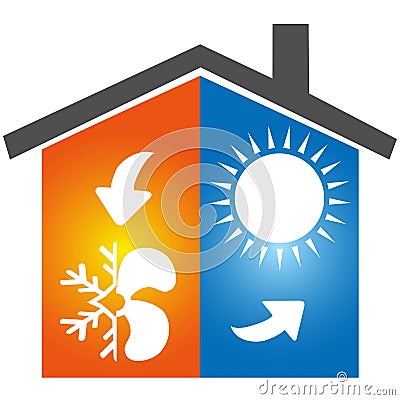 Air conditioning symbol icon logo Vector Illustration