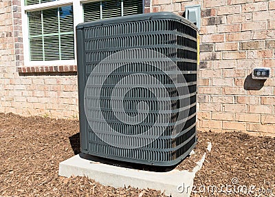 Air Conditioning Unit Stock Photo