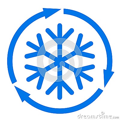Air conditioning vector icon Vector Illustration