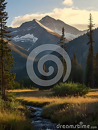 The air is crisp and invigorating Stock Photo