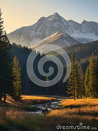 The air is crisp and invigorating Stock Photo