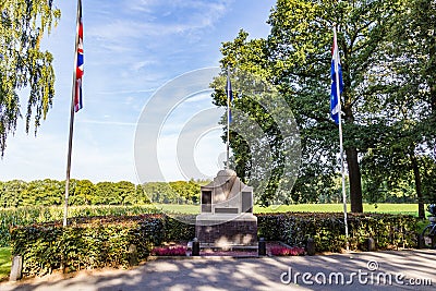 Air Despatch Monument in Oosterbeek Netherlands Stock Photo