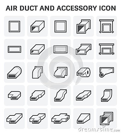 Air Duct Icon Vector Illustration