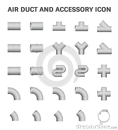 Air Duct Icon Vector Illustration