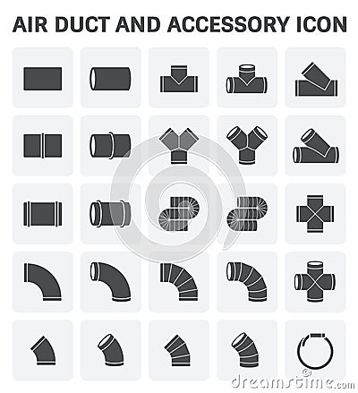 Air Duct Icon Vector Illustration