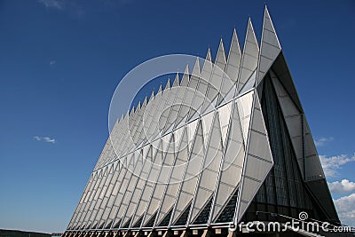 Air Force Academy Chapel Color Stock Photo