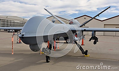 Air Force MQ-9 Reaper Drone Editorial Stock Photo