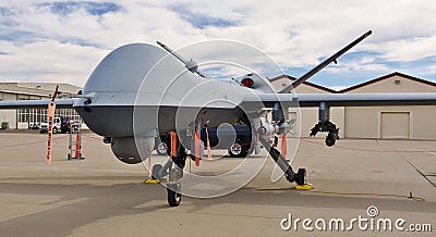 Air Force MQ-9 Reaper Drone Editorial Stock Photo