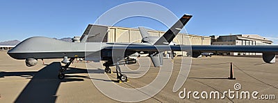 Air Force MQ-9 Reaper Drone Editorial Stock Photo