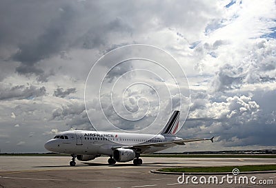 Air France Airbus A319 Aircraft model Editorial Stock Photo