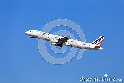 Air France Airbus A321 Editorial Stock Photo