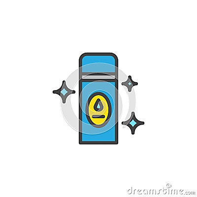 Air freshener filled outline icon Vector Illustration