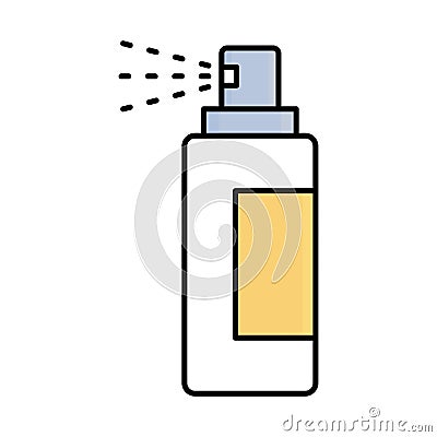 Air freshener Outline with Fill Color Vector icon which can easily modify or edit Vector Illustration