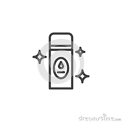 Air freshener outline icon Vector Illustration