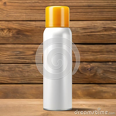 Air freshener spray, empty blank generic product packaging mockup Stock Photo