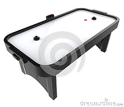 Air hockey table Stock Photo