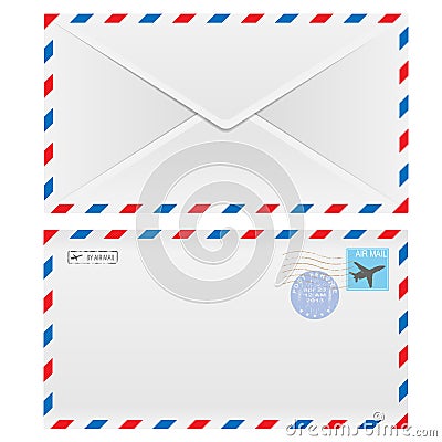 Air mail envelope Vector Illustration