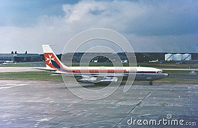 Air Malta Boeing B-720 9H-aal CN 18167LN 221 Editorial Stock Photo