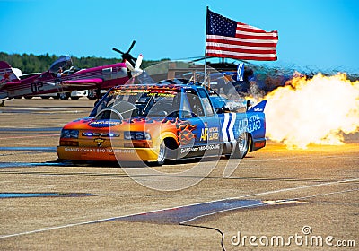 Air National Guard Jet Truck Editorial Stock Photo