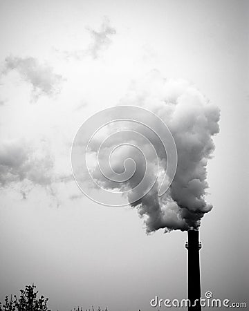 Air pollution Stock Photo