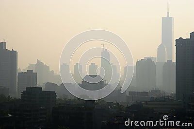 Air pollution Stock Photo