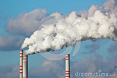 Air pollution Stock Photo