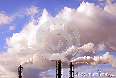 Air pollution Stock Photo